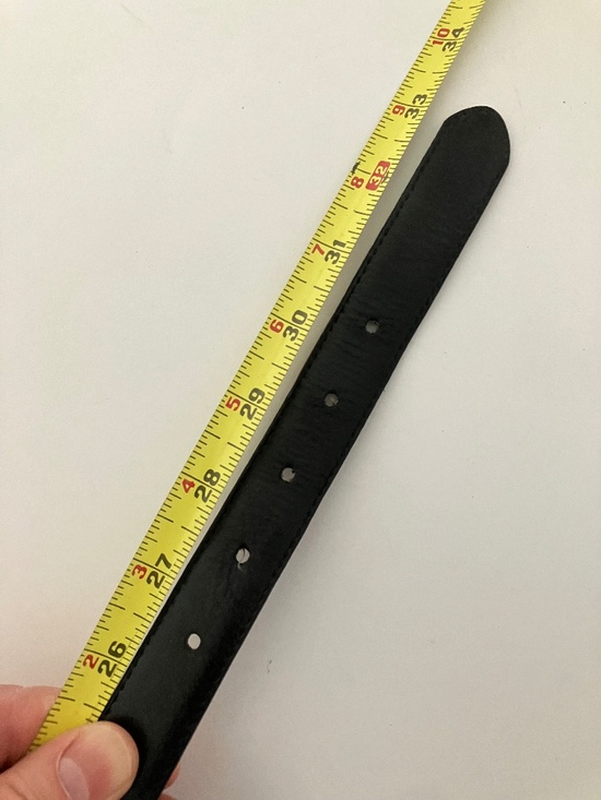 Brighton reversible belt // hinged black and brown // silver tone hardware main image 4